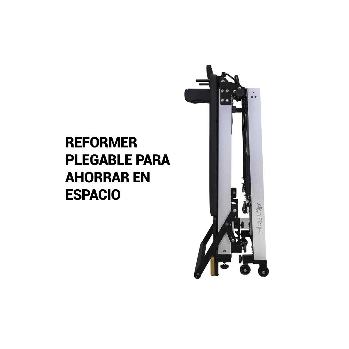 Align pilates Reformer Pilates F2 Plegable Negro